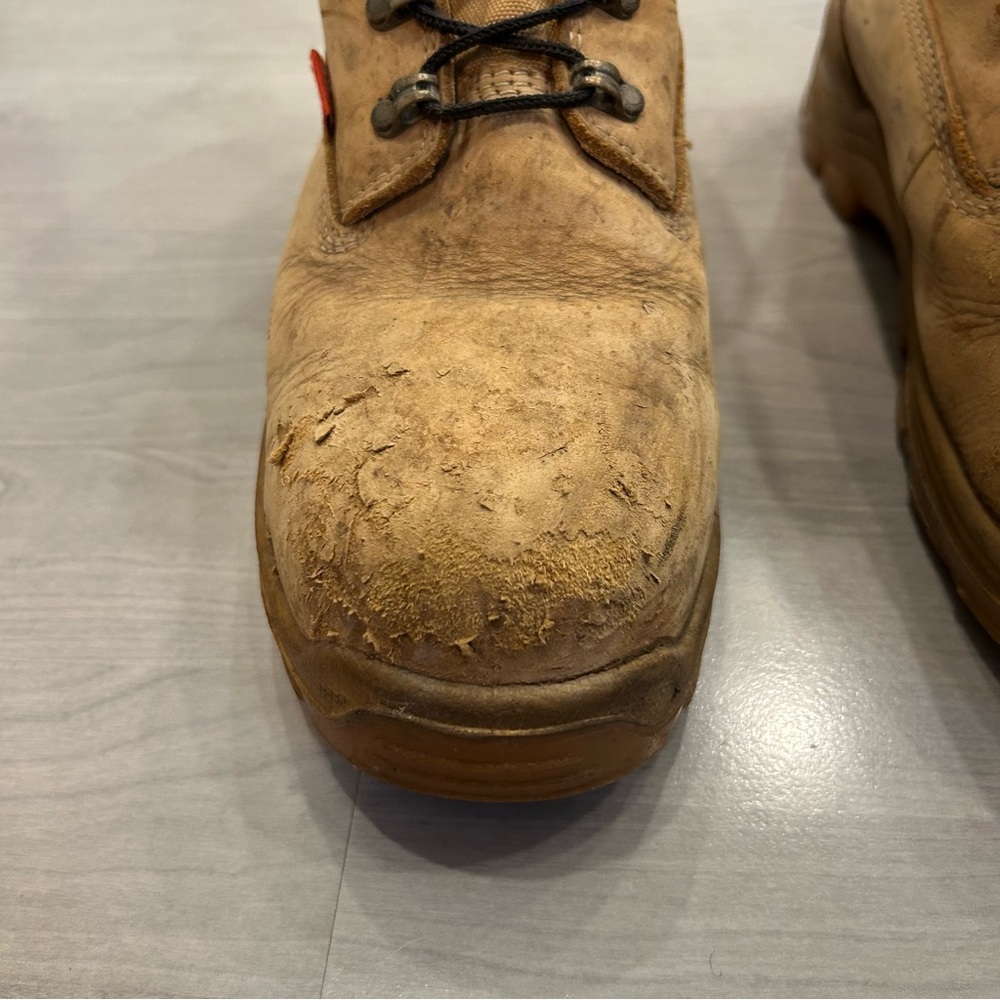 Herman Survivors Work Boots Mens 11W Leather Steel Toe Waterproof MNHS46DP001 - Picture 4 of 15